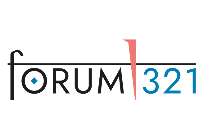 Ein Logo auf dem steht: Forum 321