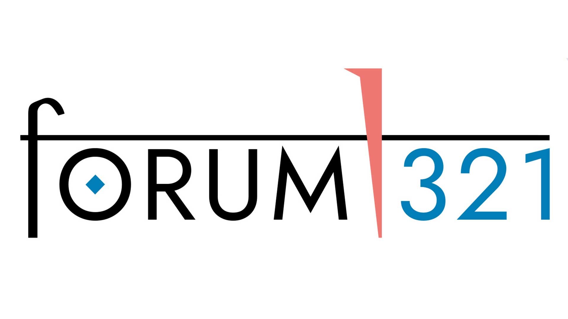 Das Logo des Forum 321.  