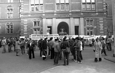 Demonstration on Appellhofplatz