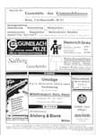 Advertisements in the November 1938 edition of the program sheet.