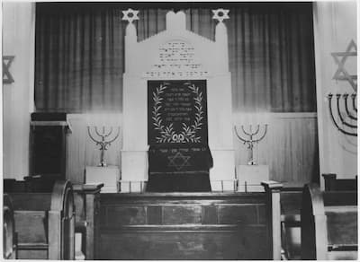 Synagogue room in the Rhineland Lodge, Cäcilienstr. 18-22