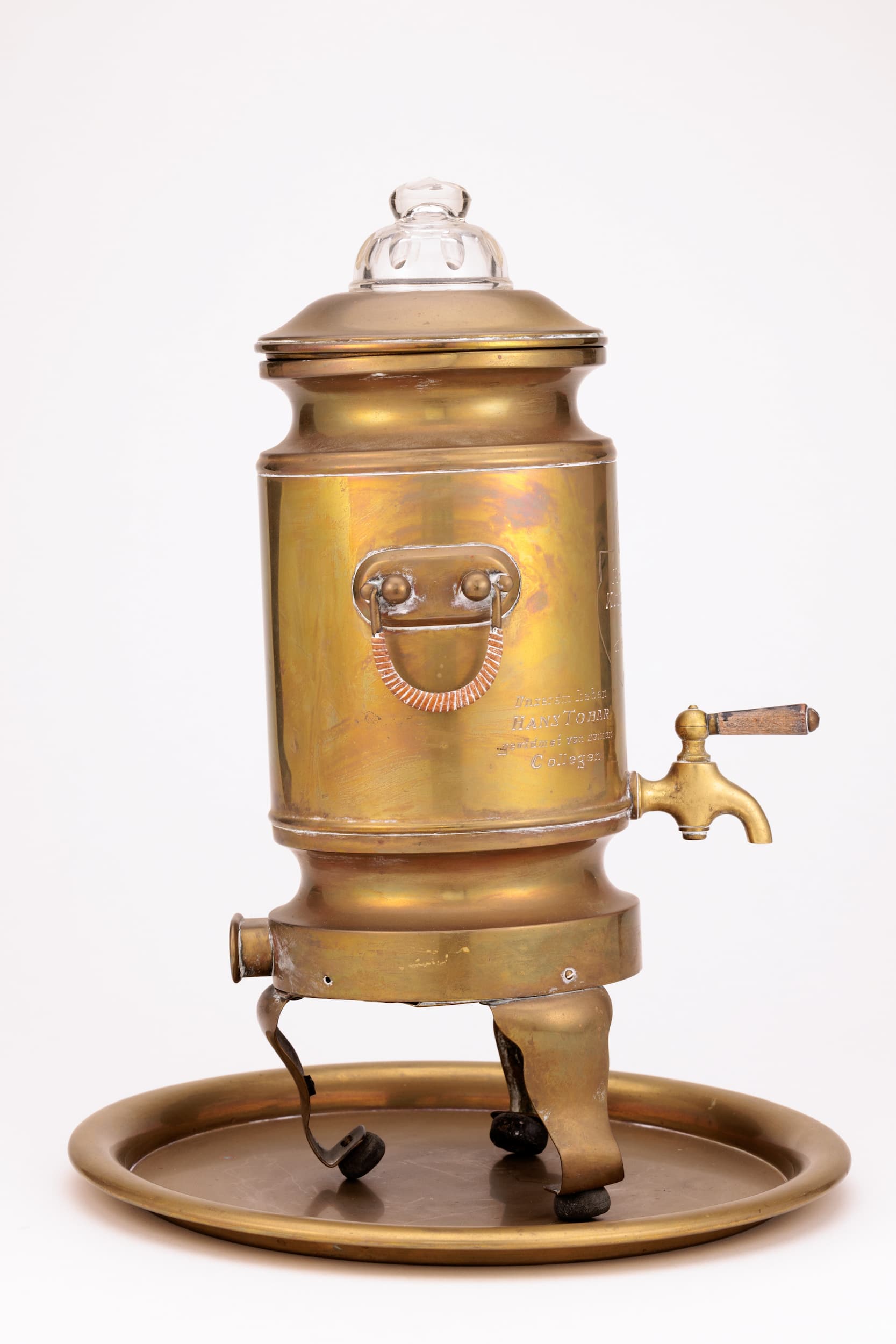 Metal Samovar, view on the left side