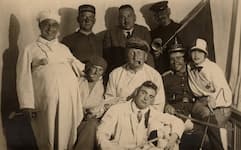 Hans Tobar (links) mit weiteren Karnevalisten auf Norderney 