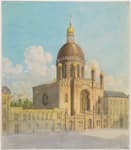drawing of the sinagogue