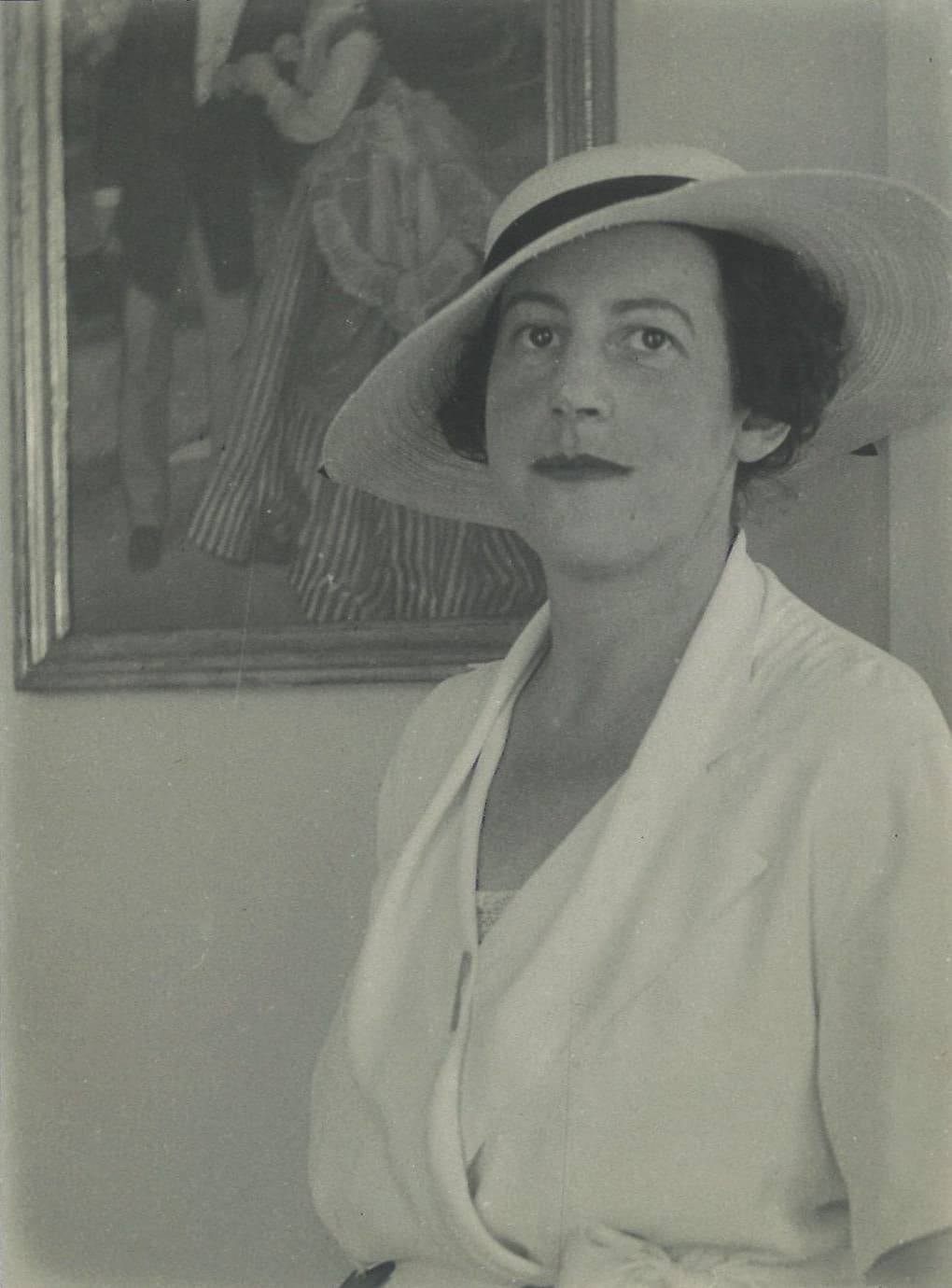 schwarz weiß Portrait von Elisabeth Moses