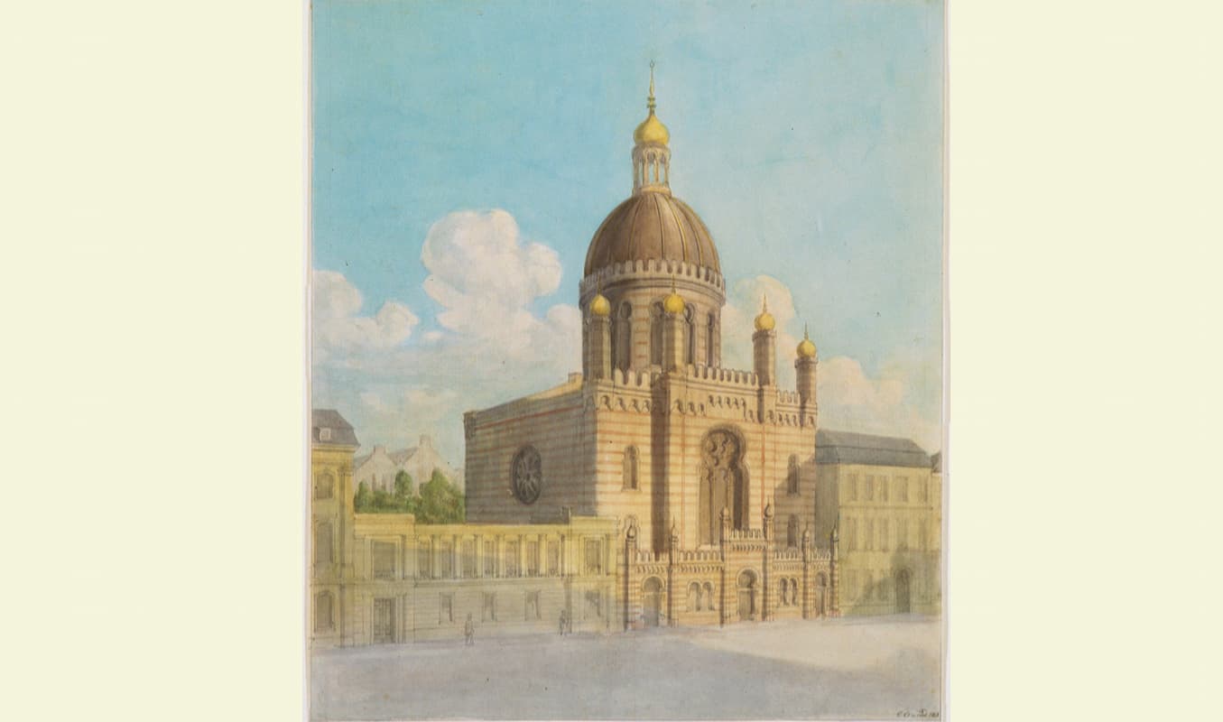 Appearance of the former synagogue in Glockengasse